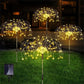 Vente anniversaire 50%OFF- Lampe de feu d'artifice de jardin solaire étanche