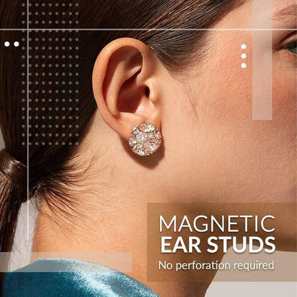 Boucles d'oreilles magnétiques-Promotion Saint Valentin 50% de réduction - qpgiftsme Diamant / 1 Paire