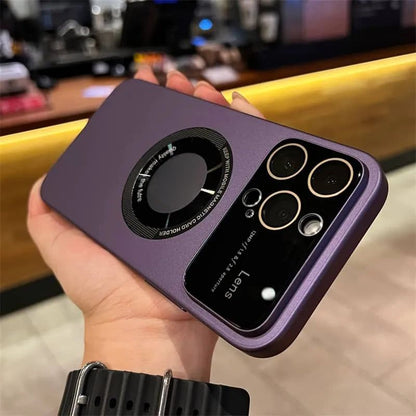 Coque Attraction magnétique givrée Étui pour iPhone