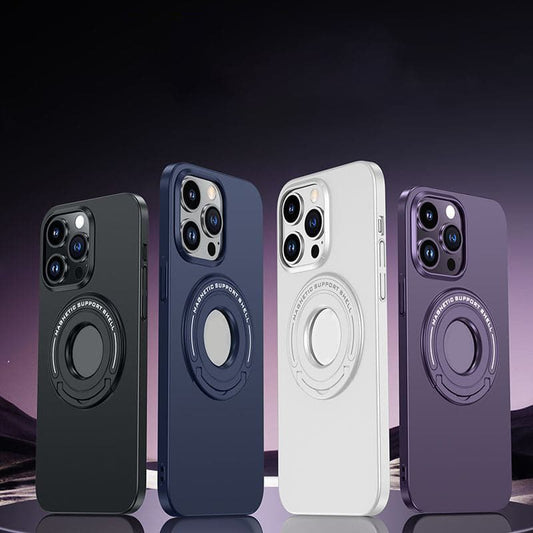 Support magnétique peau mate sensation coque rigide pour iPhone