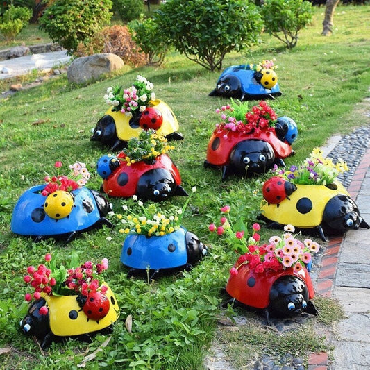 HOT Sale 49% OFF - Pot de fleurs Cute Ladybug