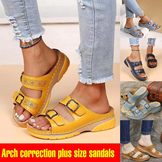 Sandales plus size avec correction de la voûte plantaire