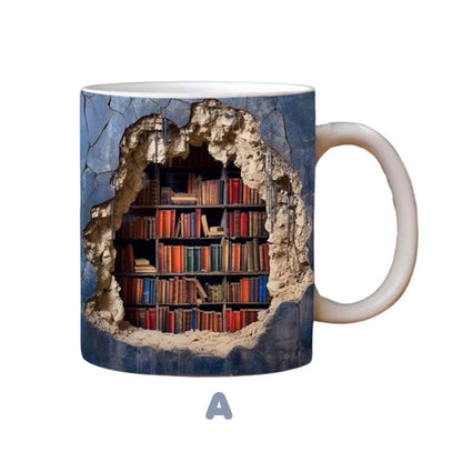 [cadeau créatif] Tasse bibliothèque 3D